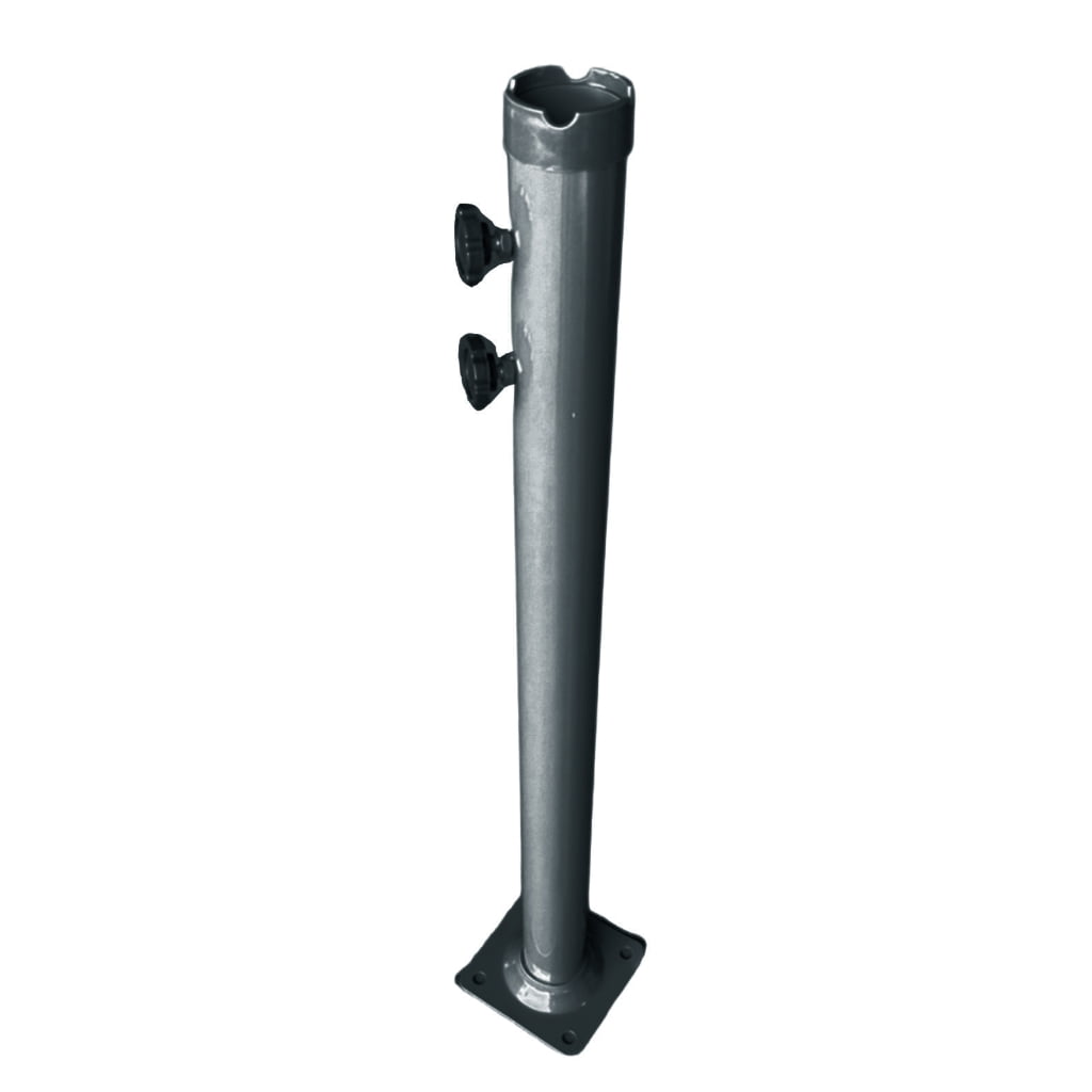 Zorvai Industrial Iron Umbrella Stand Tube Secure Parasols Anchors Iron Umbrella Stand Accessories for Outdoor Areas