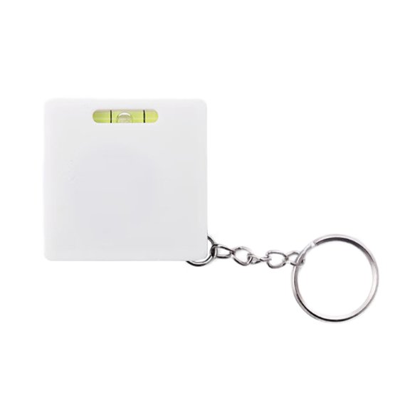 Zorvai Mini Steel Tape Measure Featuring Build in Bubble Level 1 Meter Length Easy to Carry Keychains Design Auto Retract Mechanism