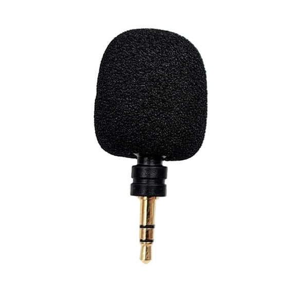 Zorvai Mono / Stereo / 4 Pole Metal Mini 3.5mm Microphone for Mobile Phone Computer