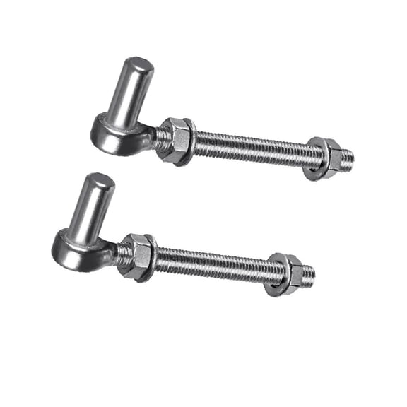 Zorvai Multifunction J Bolt Hinges Rustproof Door Hinges Simple Installs for Gate Mounting