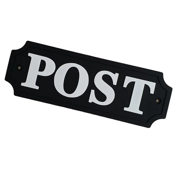 Zorvai POST Sign Plate Mailbox Wall LabelsP1ast1cLetterboxes SignP1aqueName Badge
