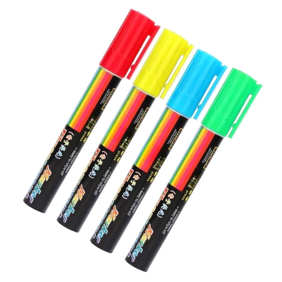 Zorvai Pack of 4 Multiple Color Water Based Marking Pens Queen Bees Identification Markers Water Based Pens in Distinct Color