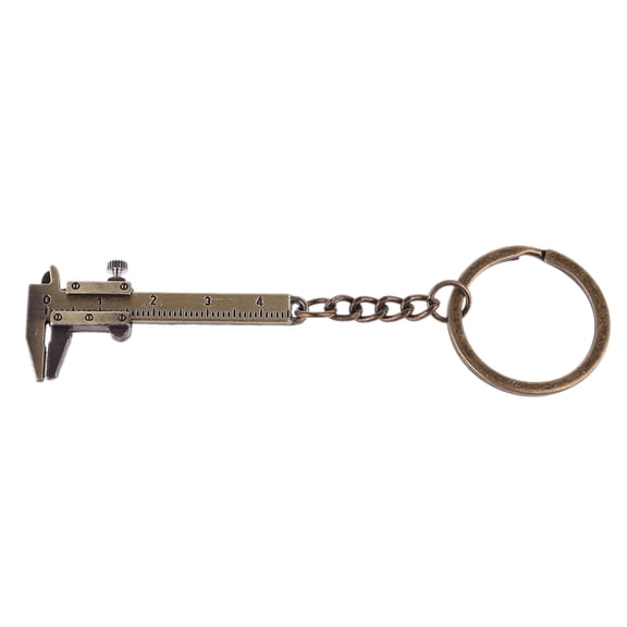 Zorvai Portable Mini Vernier Caliper for Key Alloy Calipers Gauge Slide Ruler Keyc