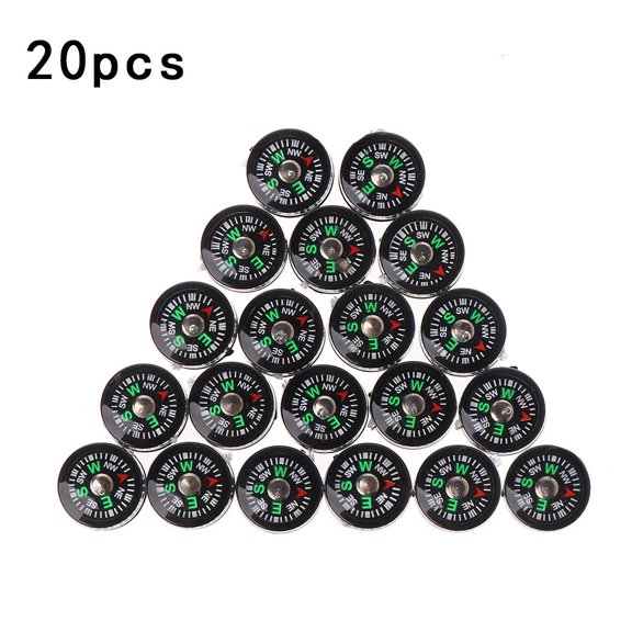 Zorvai Portable Watch Strap Button Compass for Bracelet Survival Mini Pocket Compass