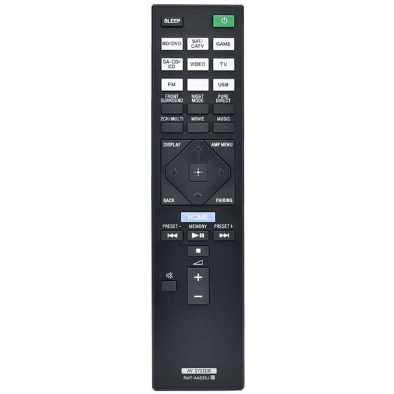 Zorvai RMT-AA231U Replacement Remote Control for STR-DN1070 STR-DH770 STR-DN1080
