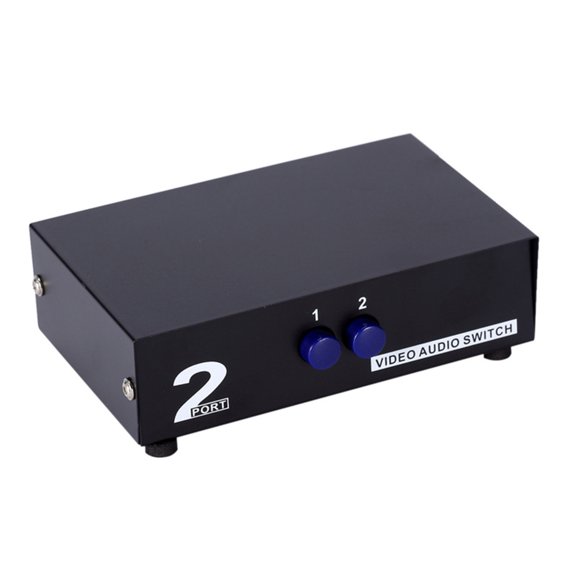 Zorvai Reliable A V Switcher Audios Video Selectors for Enhances Viewing Experience