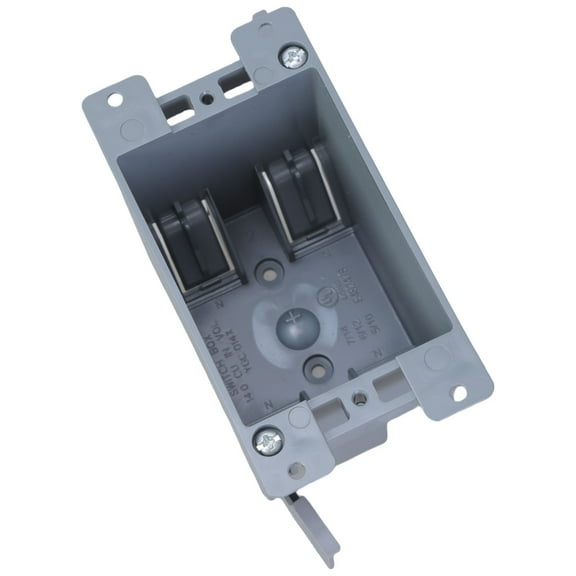 Zorvai Single Gang Electrical Box for Safe and Efficient Wiring in Homes and Offices Crafted from Sturdy ABS Materials
