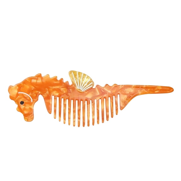 Zorvai Smooth Motion Hair Comb With Ergonomic Handle Marine Theme Safe For Most Age Groups