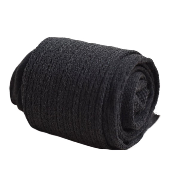 Zorvai Thermal Cable Knit Tights For Women Winter Thickened Cotton Leggings Slimming Design