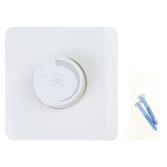 Zorvai Type 86 Concealed Mount Fan Controller Ceiling Fan Control Switching Stepless Adjustment and Easy Installation for Hotel