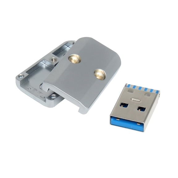 Zorvai USB3.0 DIY Male Connectors with 6mm Hole For Highly Speed Data And Charging