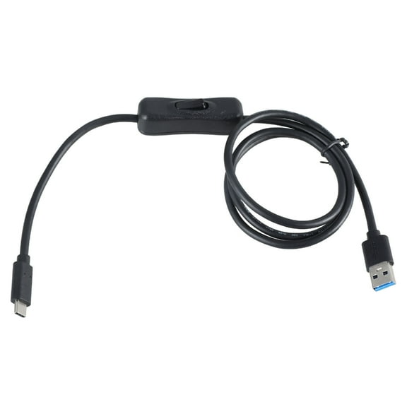 Zorvai USB3.0 to USB C Extension Cable Wire with Switching Button 10Gbps Data Transfer
