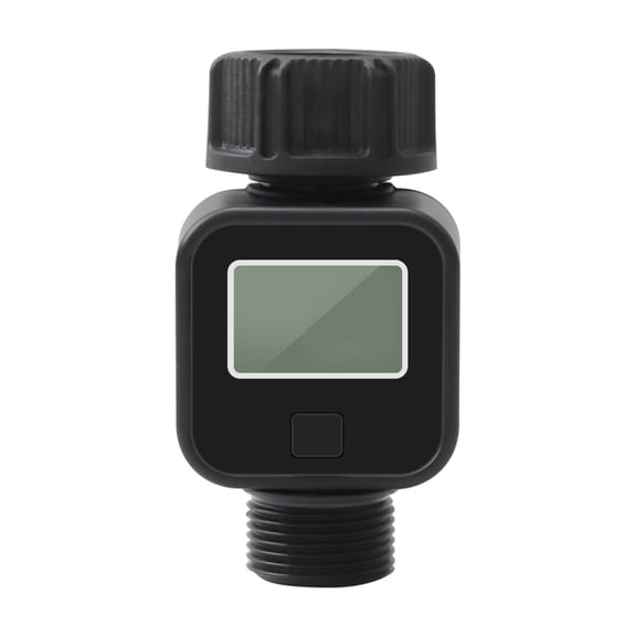 Zorvai Water Flow Meter, Measure Gallon/Liter Consumption and Flow Rate for Outdoor Garden Hose Watering Water Tanks Filling