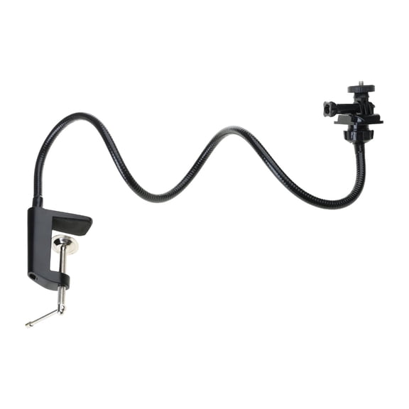 Zorvai Webcam Stand Enhanced Flexible Desk Mount with Jaws Clamp Clip Gooseneck Webcam Holder for Webcam C930e C930