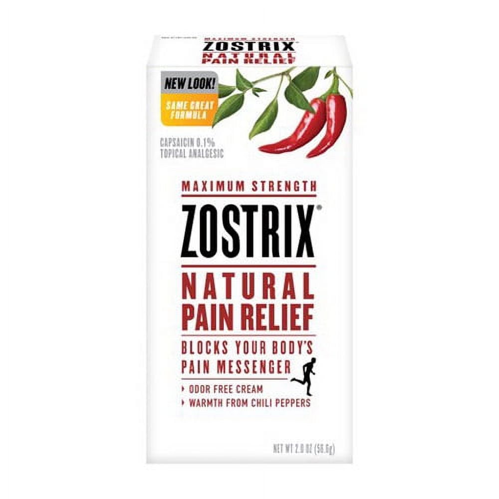 Zostrix High Potency Arthritis Pain Relief Cream, 2 oz