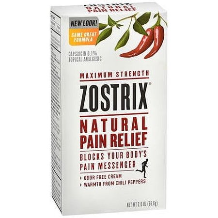 Zostrix® Maximum Strength Natural Pain Relief Cream 2.0 oz. Box
