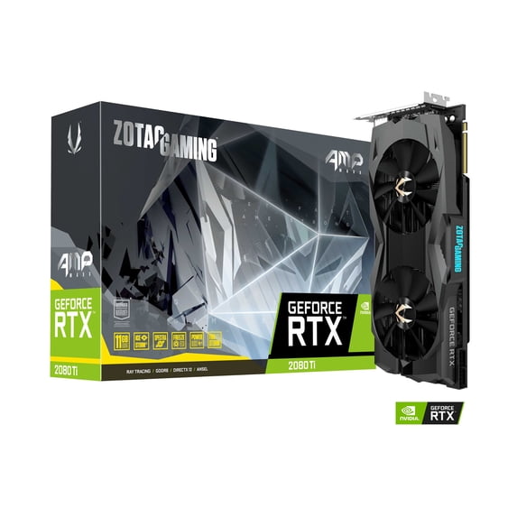 Zotac Gaming GeForce RTX 2080 Ti AMP Maxx Graphics Card, Black