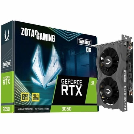 Zotac NVIDIA GeForce RTX 3050 Graphic Card, 6 GB GDDR6