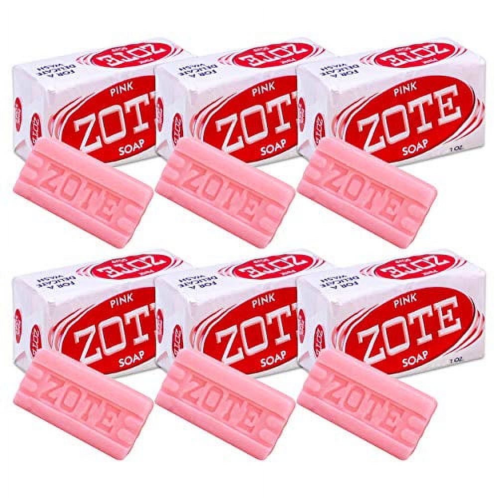 Zote Laundry Soap Bar Stain Remover Catfish Bait Pink 7 Oz