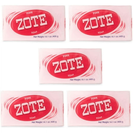 Zote Pink Laundry Soap, 14.1oz - Pack of 5
