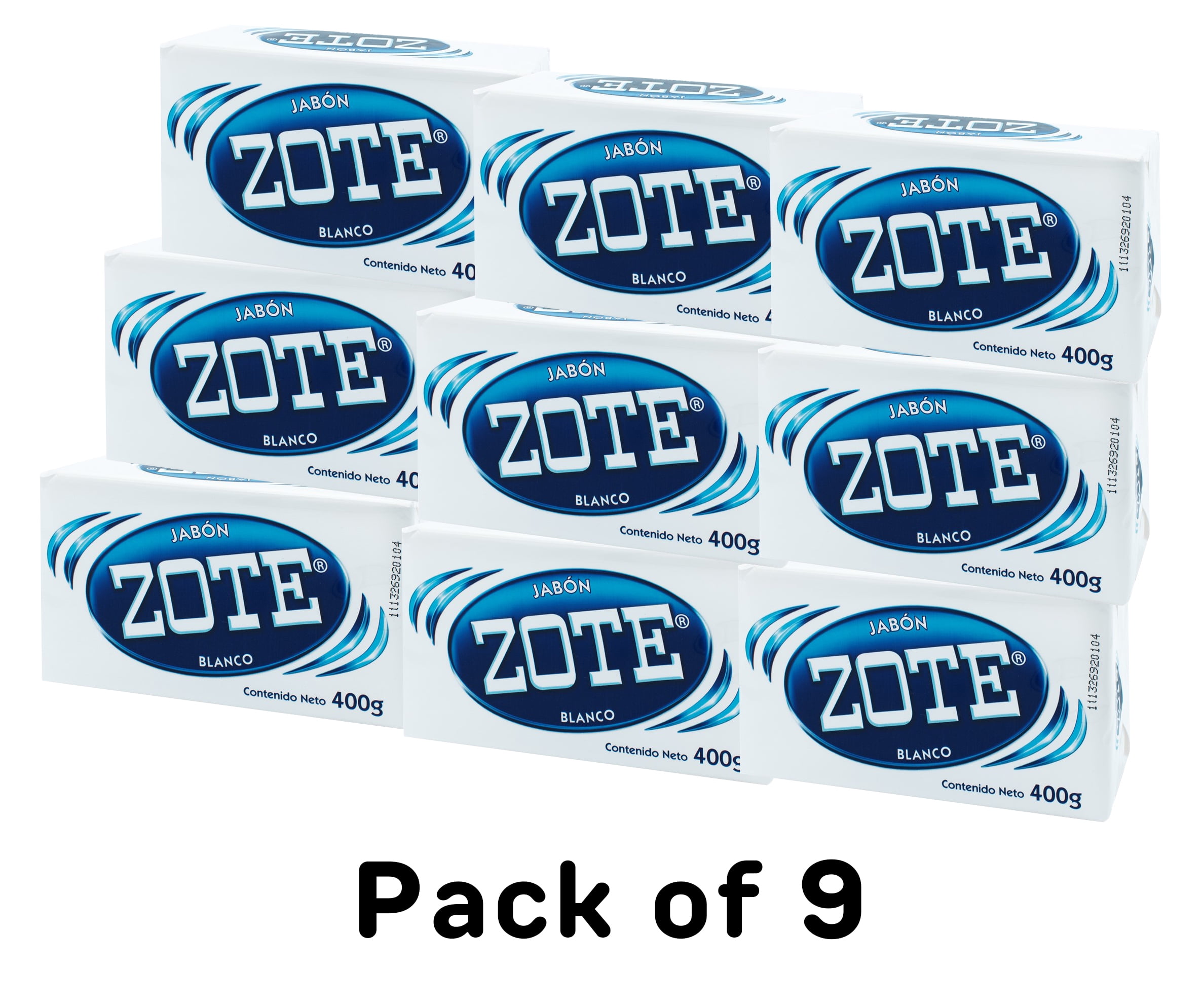 Zote WHITE Laundry Bar Soap, with Even MORE Whitening Power & Satin
