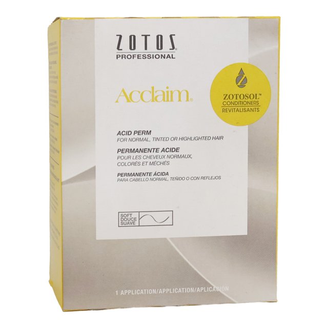 Zotos Acclaim Acid Perm For Normal, Tinted or Highlighted Hair, Pack of