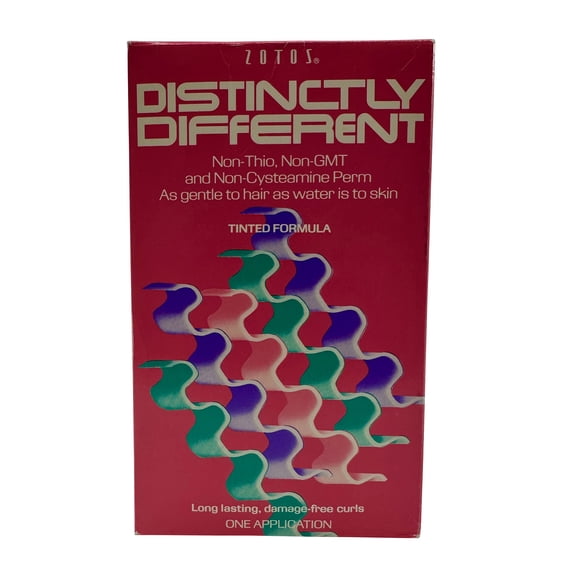 Zotos Distinctly Different Tinted Formula One Application