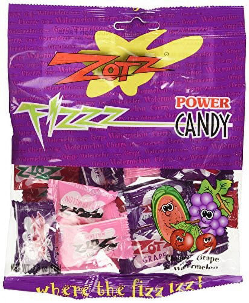Zotz Fizz Power Candy, Assorted Flavors, 2.8 Oz