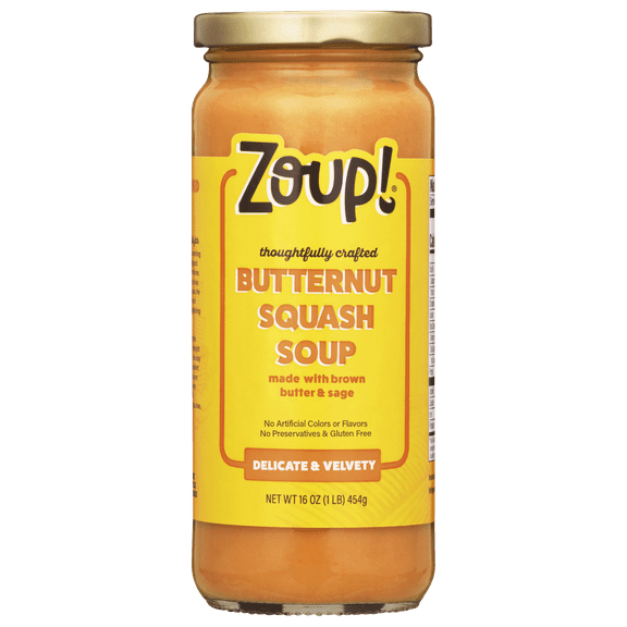Zoup! Butternut Squash Soup, Shelf-Stable, 16 oz