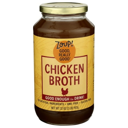 Zoup Good Really Chicken Broth 32 oz (Pack Of 6)