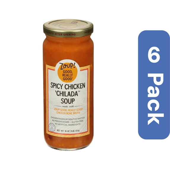 Zoup! Good, Really! Chicken Chilada Spicy Soup 16 oz (Pack of 6)