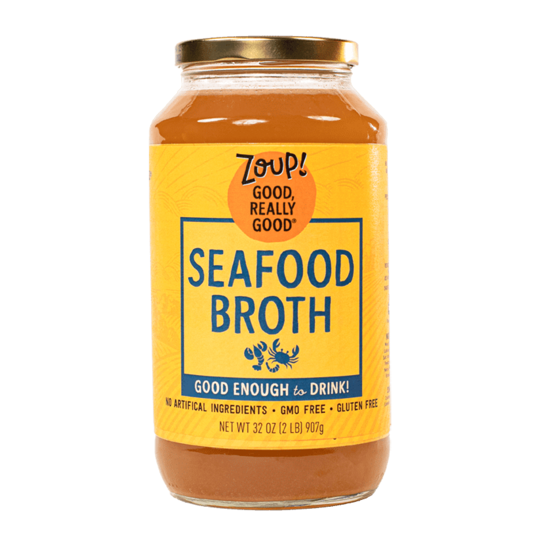 Zoup! Good, Really Good Seafood Broth, ShelfStable, 32 oz