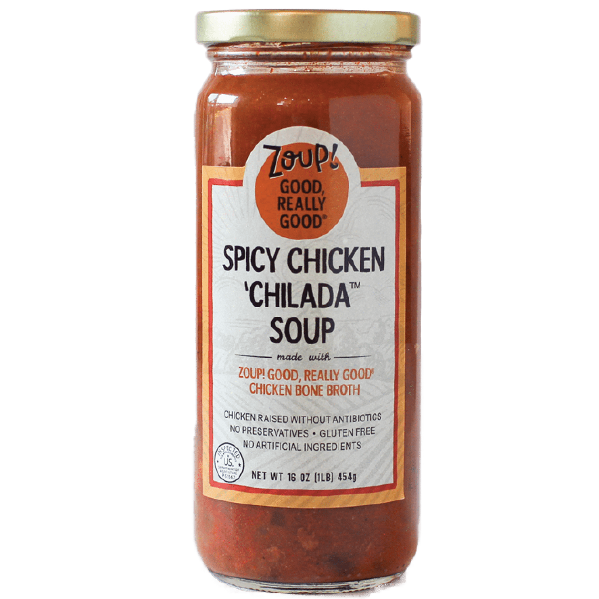 Zoup! Spicy Chicken 'Chilada Soup, Shelf-Stable, 16 oz