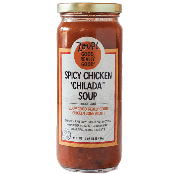 Zoup! Spicy Chicken 'Chilada Soup, Shelf-Stable, 16 oz