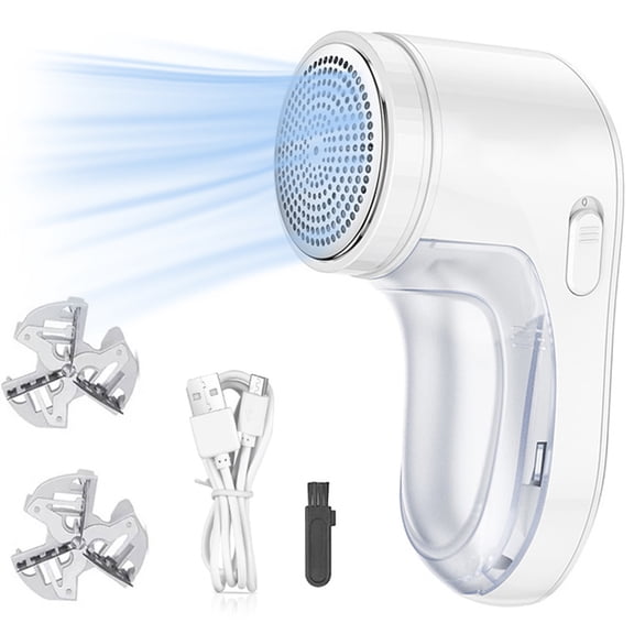 Zouyue Electric Lint Remover Cordless, Stainless Steel White, 5V