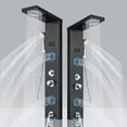thumbnail image 1 of Zovajonia LED Shower Panel Tower System,  Shower Tower with Multi-Functions , Waterfall Showerhead,  Shower Jets, Stainless Steel Rain Shower System Oil Rubbed Bronze, 1 of 13