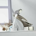 thumbnail image 1 of Zovajonia Single Handle Bathroom Vanity Sink Faucet Lavatory Vessel Basin Mixer Tap Brushed Nickel, 1 of 12