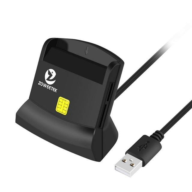 Zoweetek CAC Reader,MultiFunction CAC Smart Card Reader, CAC Card