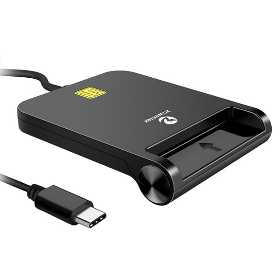 Zoweetek CAC Reader USB C,CAC Smart Card Reader,CAC Card Reader,DOD Military USB C