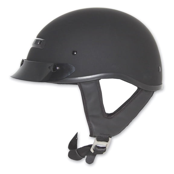 Zox Alto DDV Motorcycle Half Helmet Matte Black XXL