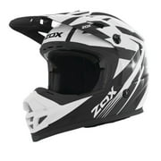 Zox Rush V2 MX Offroad Helmet White/Black