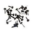 thumbnail image 1 of Zoxiy 100Pcs Round Metal Paper Brass Fasteners Brads,Reusable Paper Fasteners,Mini Brads with Split Pins,Great For Securing And Customizing Folders,Files And Scripts,Paper Crafts,3×6mm,Black, 1 of 8