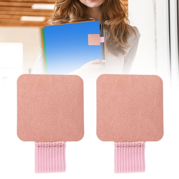 Zoxiy 2Pcs Self-Adhesive Pen Loop,Adhesive PU Leather Pen Holder Loops,Multi Color Adhesive Pen Clip,Perfect For Most Notebooks,Journals,Planners,And Hardcover Books,Office Supplies,Pink