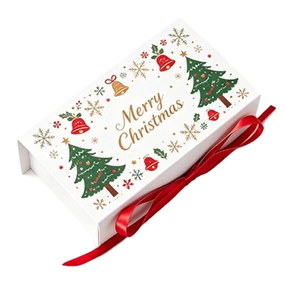 Zoxiy Christmas Tree Present Packaging Boxes with Lids,Christmas Exquisite Small Packaging Box,Christmas Packaging Party Favor Boxes for Gift Wrapping Holiday Party Favor Supplies