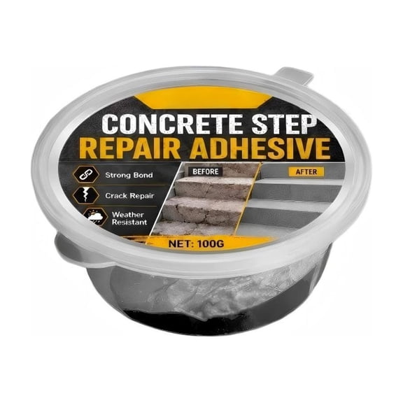Zoxiy Concrete Crack Filler,Self-Leveling Concrete Step Repair Adhesive,Weather Resistant Crack Repair Compound for Stair Steps, Yard Floors, Wall and Indoor Outdoor Concrete Surface Maintenance