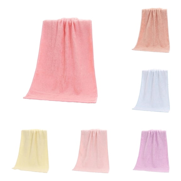 Zoxiy Microfiber Towel,Face Towels,Bath Wash Cloth,Washcloth Towel,Soft Bath Towels,Back Scrubber for Shower,Body Scrubber,Soft Facial Cloths,Face Rags,Shower Towel,Cream Towels,6Pcs,6 Colors,29"x13"