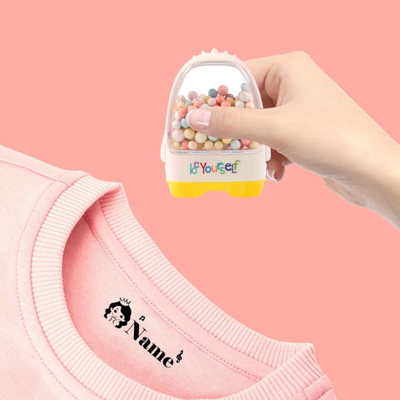 Zoxiy Personalized Name Stamp,Waterproof Clothing Stamps For Marking Camping Clothes,Daycare Clothes,Backpacks,Stamp Customized Name Stamp,Washable Customized Clothing Labels