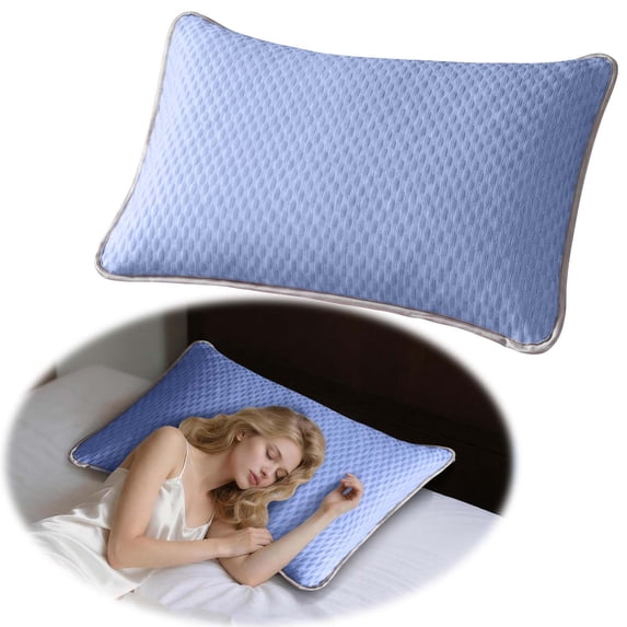 Zoxiy Ultra-Chill Cooling Pillowcase or Protecting Hair & Skin,,Breathable Cool Soft Pillowcase,Summer Pillow Cover,for Hot Sleepers & Night Sweats,19" x 30"