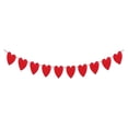 thumbnail image 1 of Zoxiy Valentines Day Decorations,Valentines Day Garland Heart Garland - Felt Heart Garland Banner for Mantle,Wall,Party Valentine Decorations - Hanging Hearts Decorations for Valentine Decor,1PC,90", 1 of 9