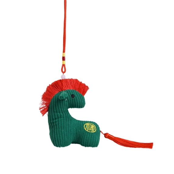 Zoxiy Walking Horse,Gifts for Horse Lovers,2026 Year of The Horse Mascot Gifts,Horses Stuffed Animal Keychain,Chinese New Year Ornaments,2026 Cute Plush Decoration Pendant,Home Decor Gifts,1PC,3.9"